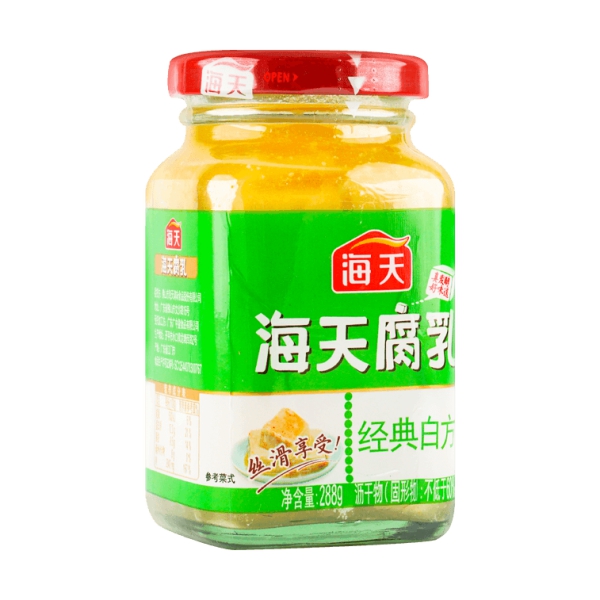 海天 经典白方腐乳 原味 288g